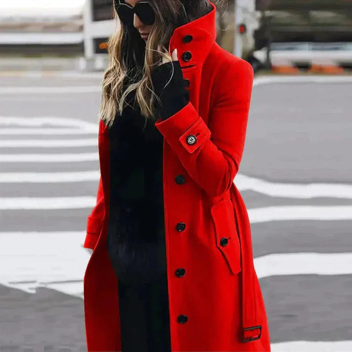 Nancyaram | Women's Winter Trench Coat | Long Luvy Boutique