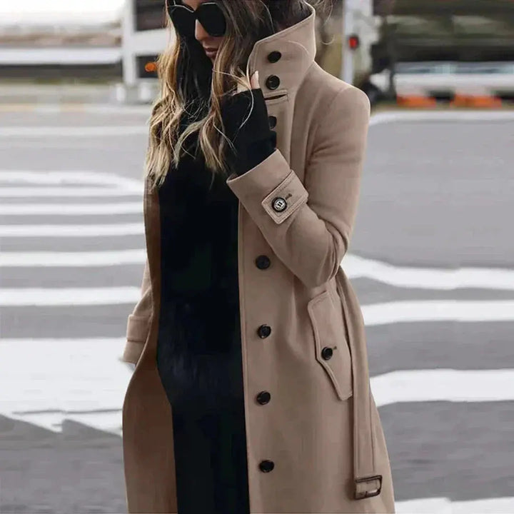 Nancyaram | Women's Winter Trench Coat | Long Luvy Boutique