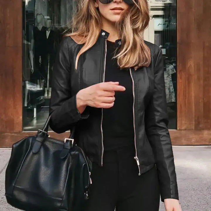 HARRIET | Stylish Leather Women Jacket Luvy Boutique