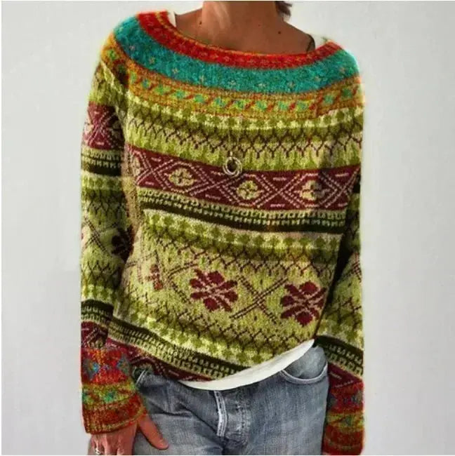 ADA | Trendy Oversized Knit Sweater Luvy Boutique