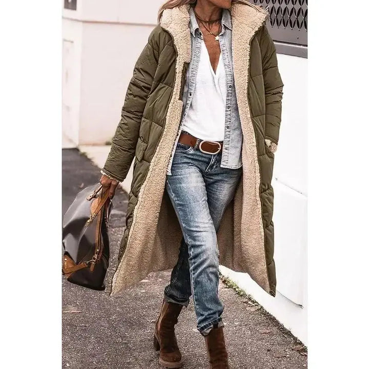Ava | Oversized Sherpa-Lined Winter Coat Luvy Boutique