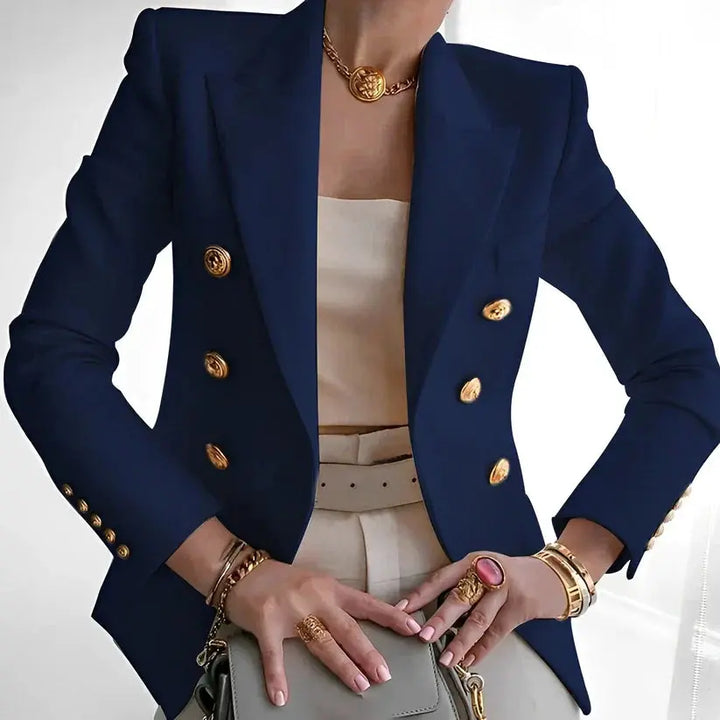 Amelia | Women Double Breasted Blazer Jacket Luvy Boutique