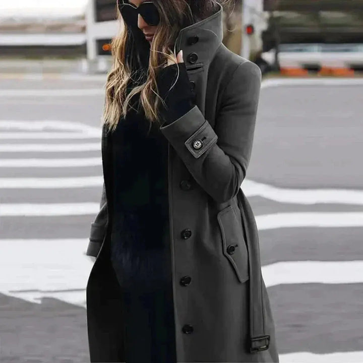Nancyaram | Women's Winter Trench Coat | Long Luvy Boutique
