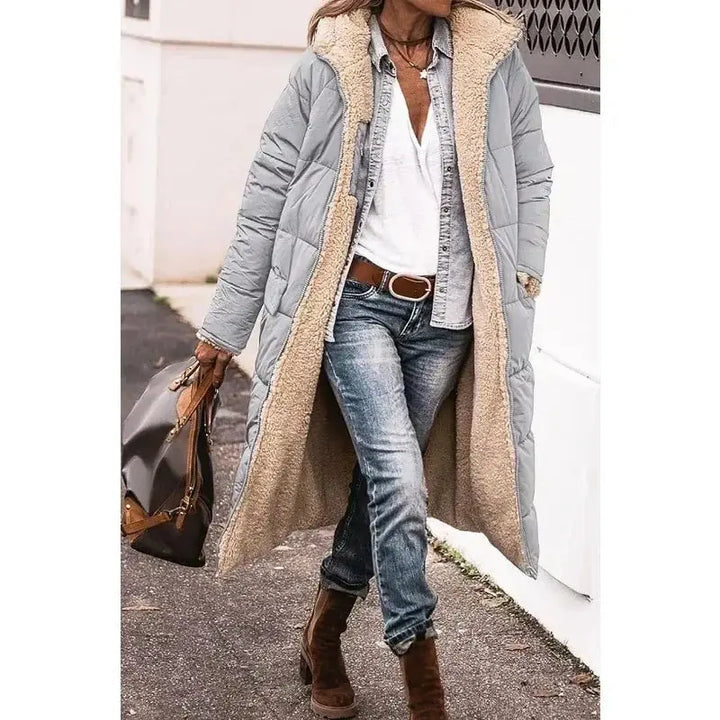Ava | Oversized Sherpa-Lined Winter Coat Luvy Boutique