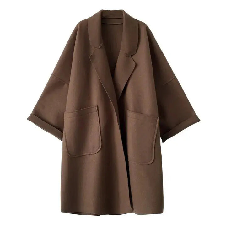 MAURA | Oversizes Woolblend Trenchcoat Jacket Luvy Boutique