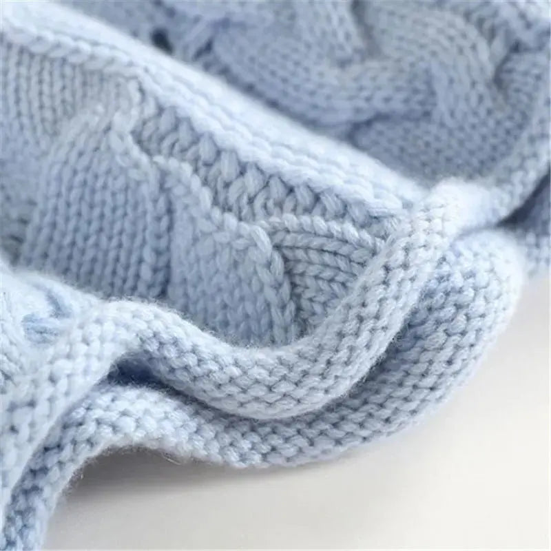 Alice | Women Turtleneck Cable Pattern Sweater Luvy Boutique
