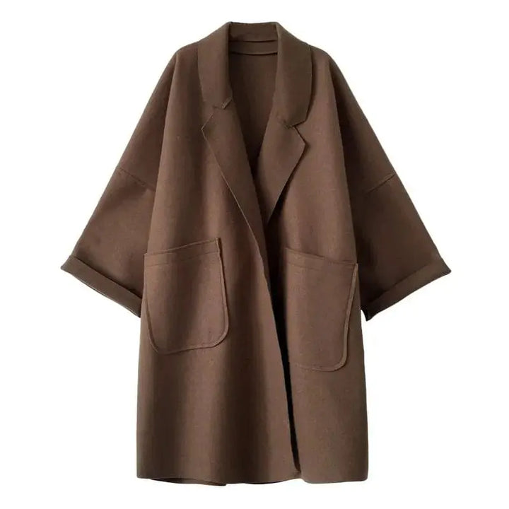 MAURA | Oversizes Woolblend Trenchcoat Jacket Luvy Boutique