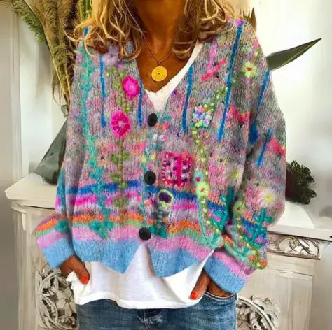 EVIE | Floral Cardigan Luvy Boutique