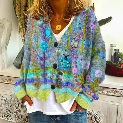 EVIE | Floral Cardigan Luvy Boutique
