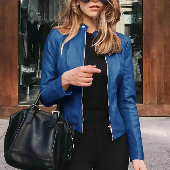 HARRIET | Stylish Leather Women Jacket Luvy Boutique