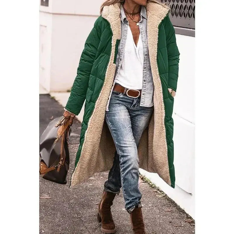 Ava | Oversized Sherpa-Lined Winter Coat Luvy Boutique