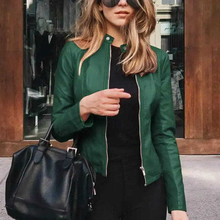 HARRIET | Stylish Leather Women Jacket Luvy Boutique