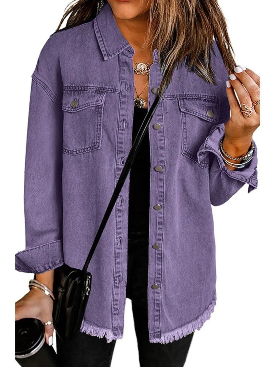 Ava | Classic Everyday Denim Jacket Luvy Boutique
