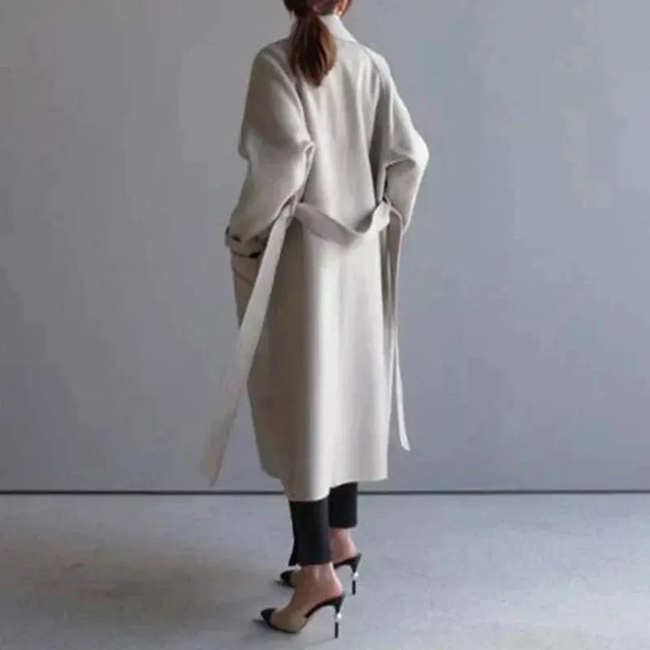 Sarah | Elegant Wool-Blend Long Coat Luvy Boutique