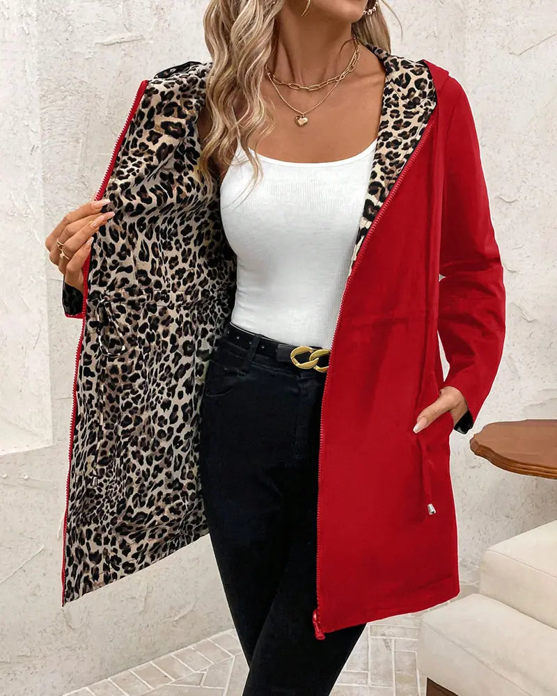 Stella | Women’s Hooded Zip Up Jacket Luvy Boutique