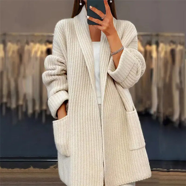 Bella | Women Open Front Pocket Cardigan Sweater Luvy Boutique