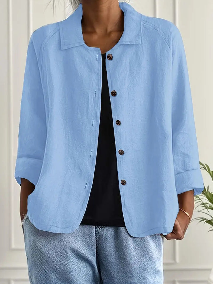 Claire | Women’s Button Front Casual Jacket Luvy Boutique