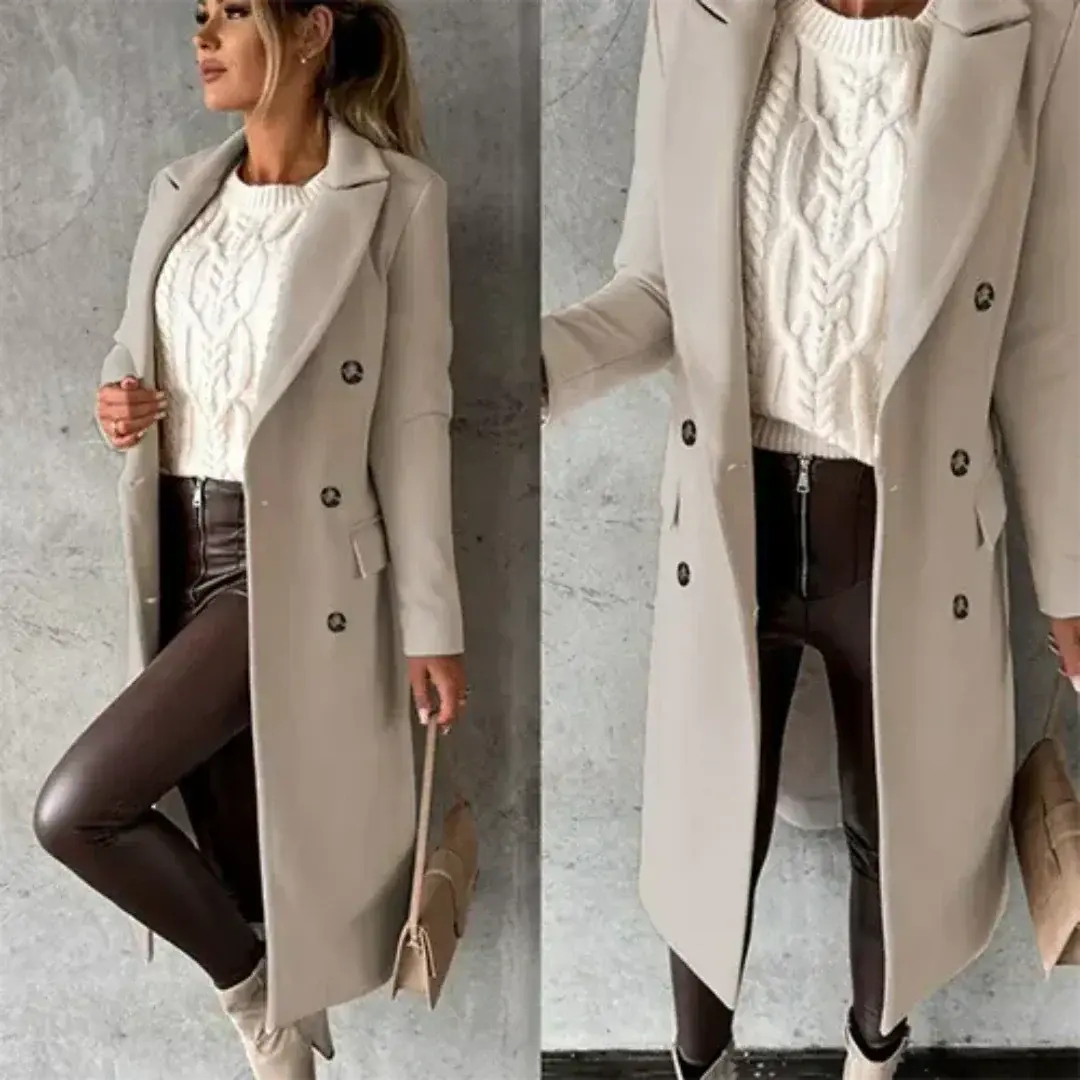 Tildarlin | Women's Warm Trench Coat | Winter Luvy Boutique