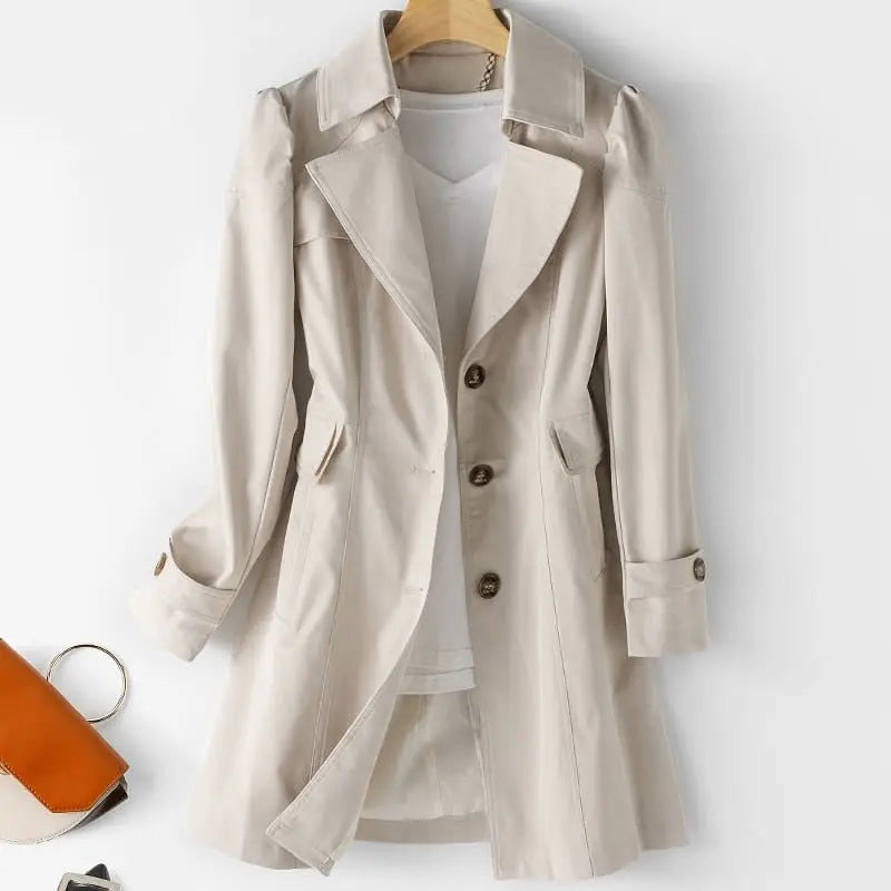 Hiltrud | Women's Trench Coat Luvy Boutique