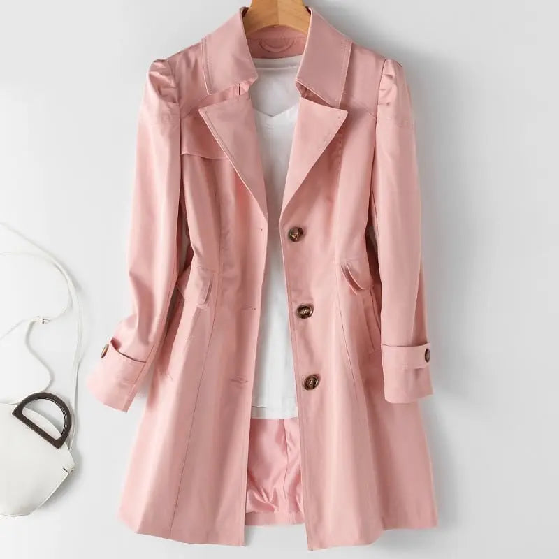 Hiltrud | Women's Trench Coat Luvy Boutique
