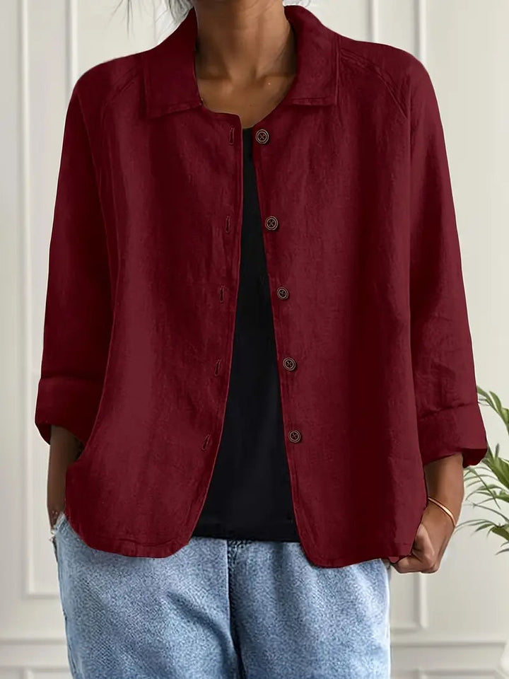 Claire | Women’s Button Front Casual Jacket Luvy Boutique