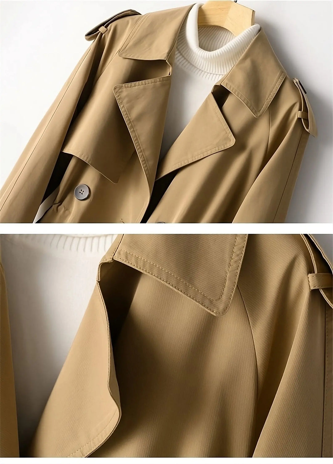 Marissa | Women's Trench Coat | Long Luvy Boutique