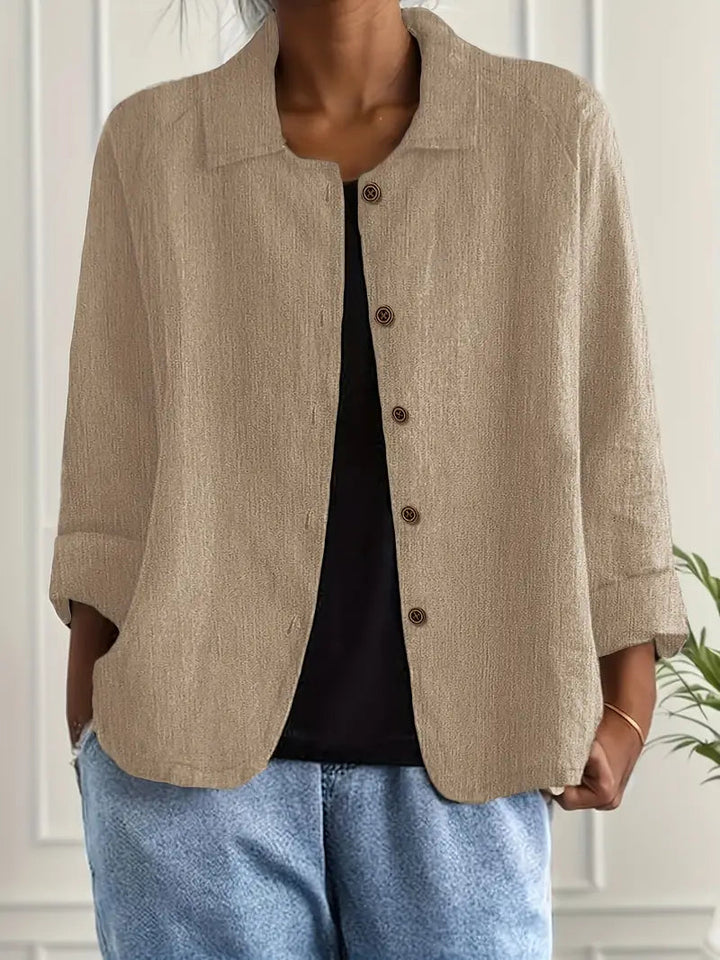 Claire | Women’s Button Front Casual Jacket Luvy Boutique