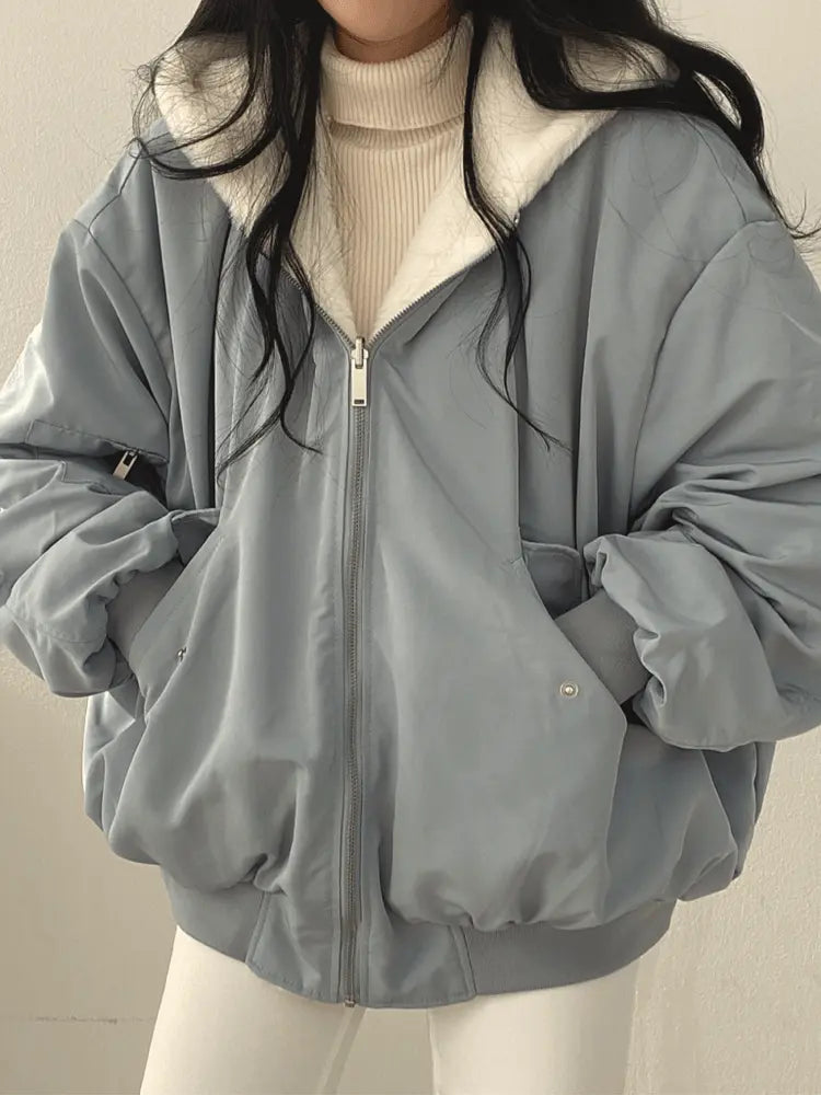 Heidi | Stylish Oversized Bomber Jacket Luvy Boutique