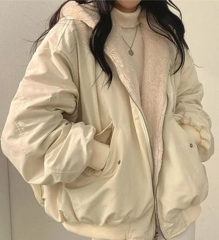Heidi | Stylish Oversized Bomber Jacket Luvy Boutique
