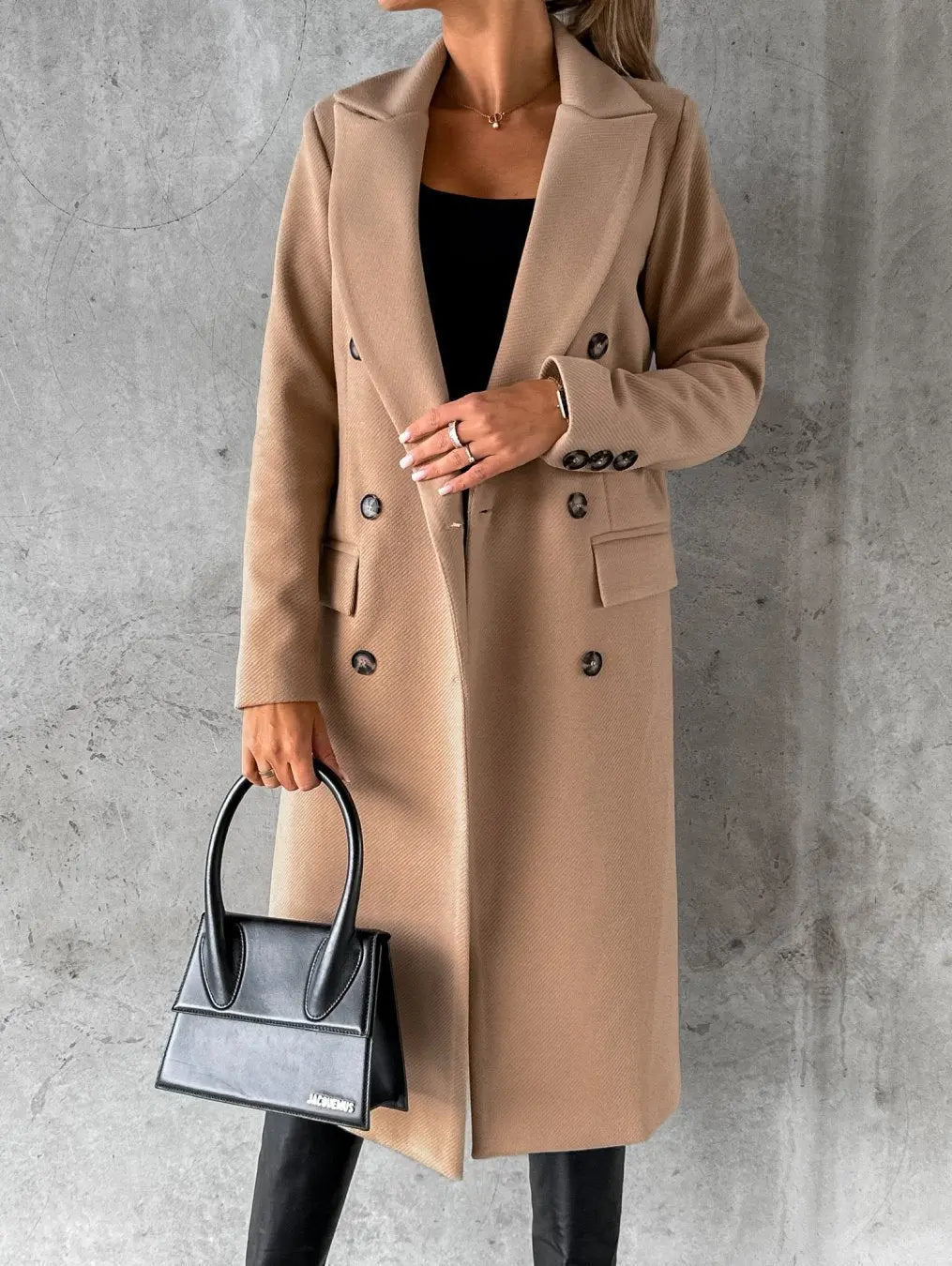 KATE | Woolen Coat Long Fit Women Luvy Boutique