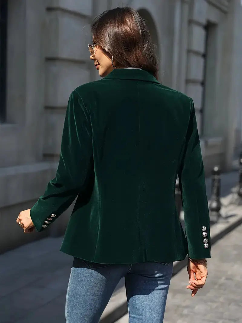 JULIA | ELEGANT VELVET BLAZER Luvy Boutique