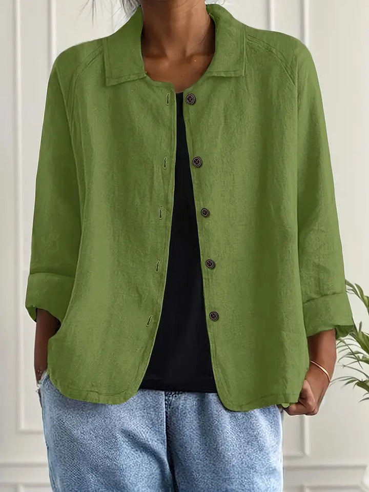 Claire | Women’s Button Front Casual Jacket Luvy Boutique