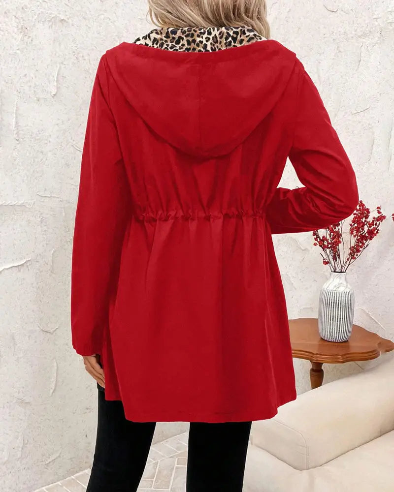 Stella | Women’s Hooded Zip Up Jacket Luvy Boutique