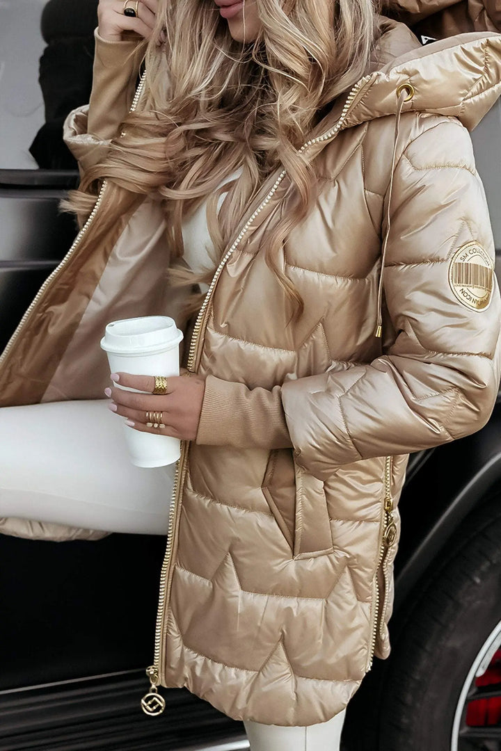 Cora | Cozy Padded Hooded Winter Coat Luvy Boutique