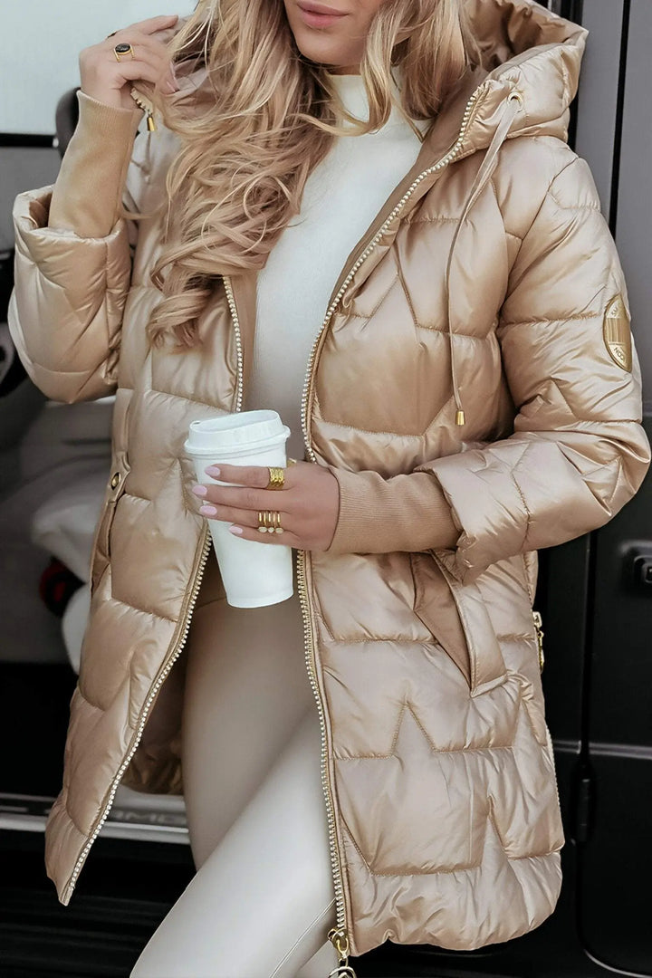 Cora | Cozy Padded Hooded Winter Coat Luvy Boutique