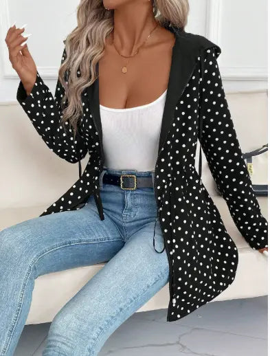 Stella | Women’s Hooded Zip Up Jacket Luvy Boutique