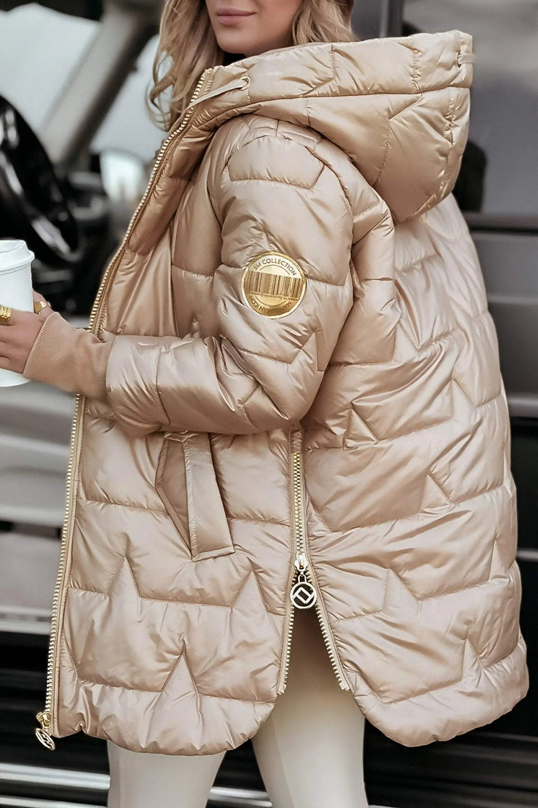 Cora | Cozy Padded Hooded Winter Coat Luvy Boutique