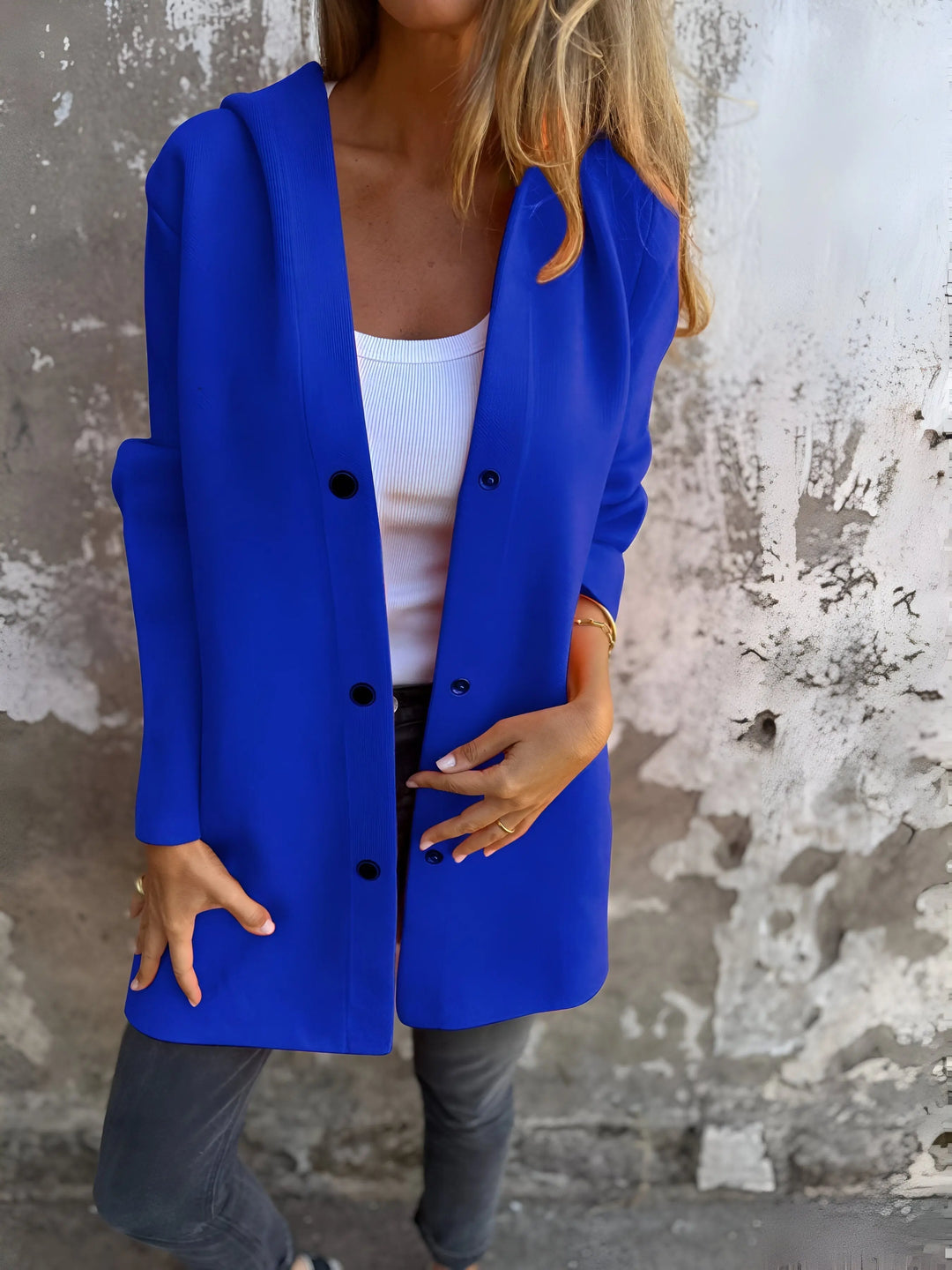 DIANE | Casual Hooded Jacket Luvy Boutique