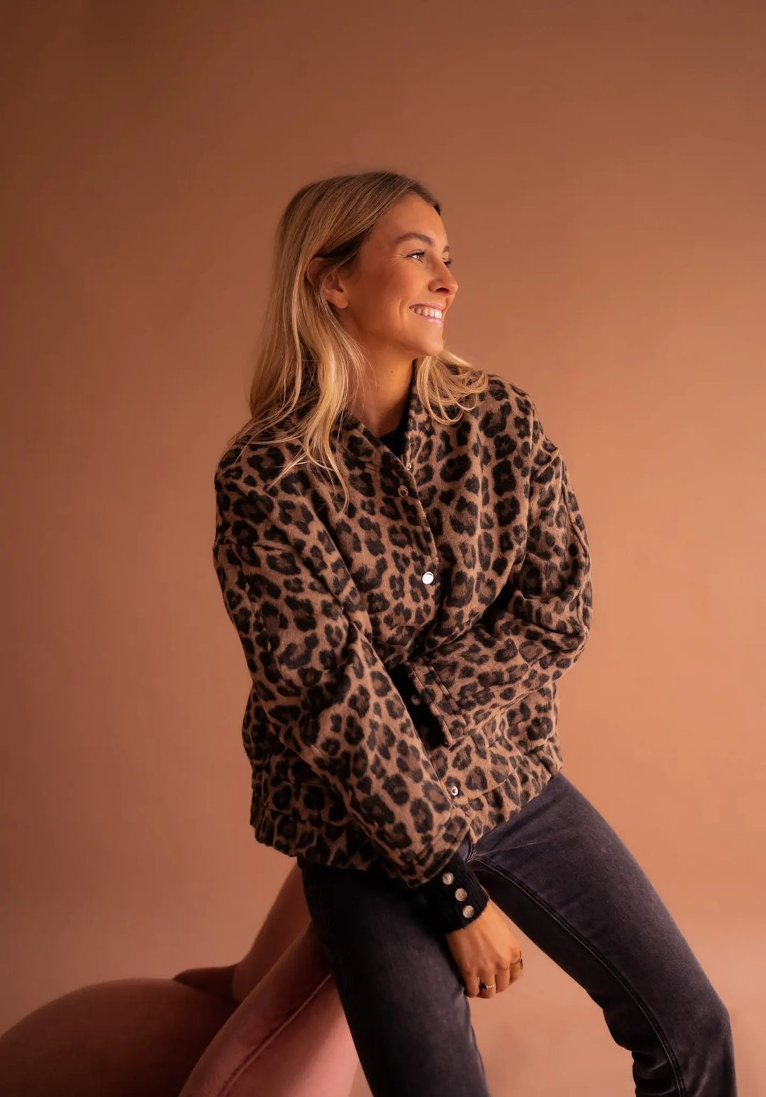 Luna | Trendy Jacket with Leopard Print Luvy Boutique