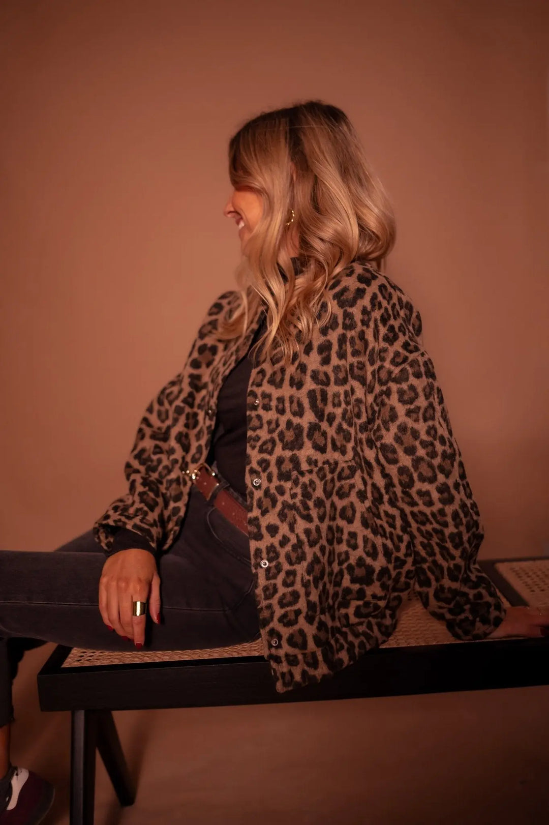 Luna | Trendy Jacket with Leopard Print Luvy Boutique