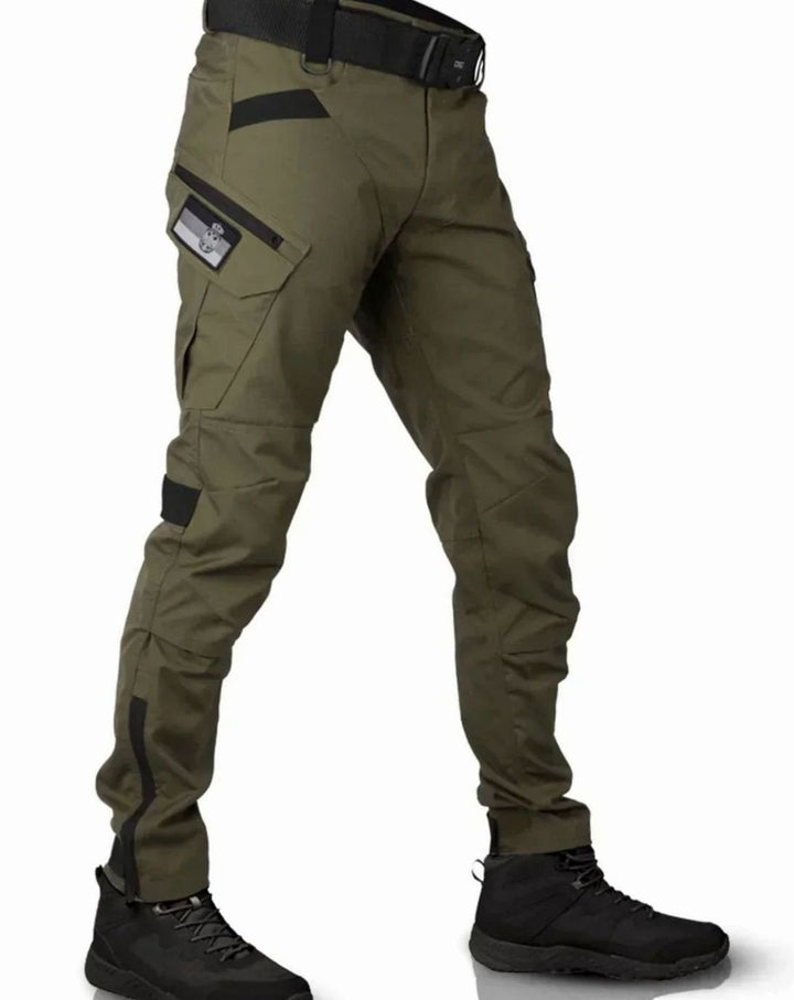 Men's Durable Tactical Multi-Pocket Cargo Pants - Green