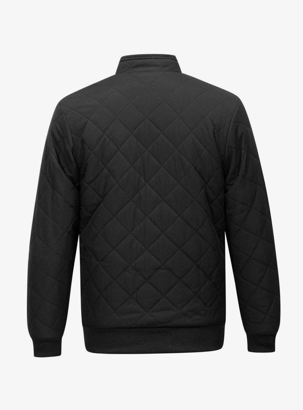 Men's Fleece-Lined Quilted Bomber Jacket
