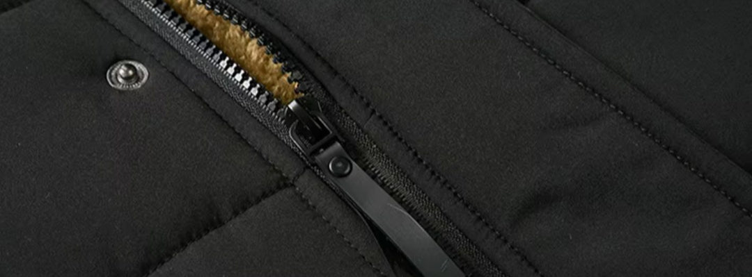 Men's Fur-Lined Hooded Heavy-Duty Winter Jackets