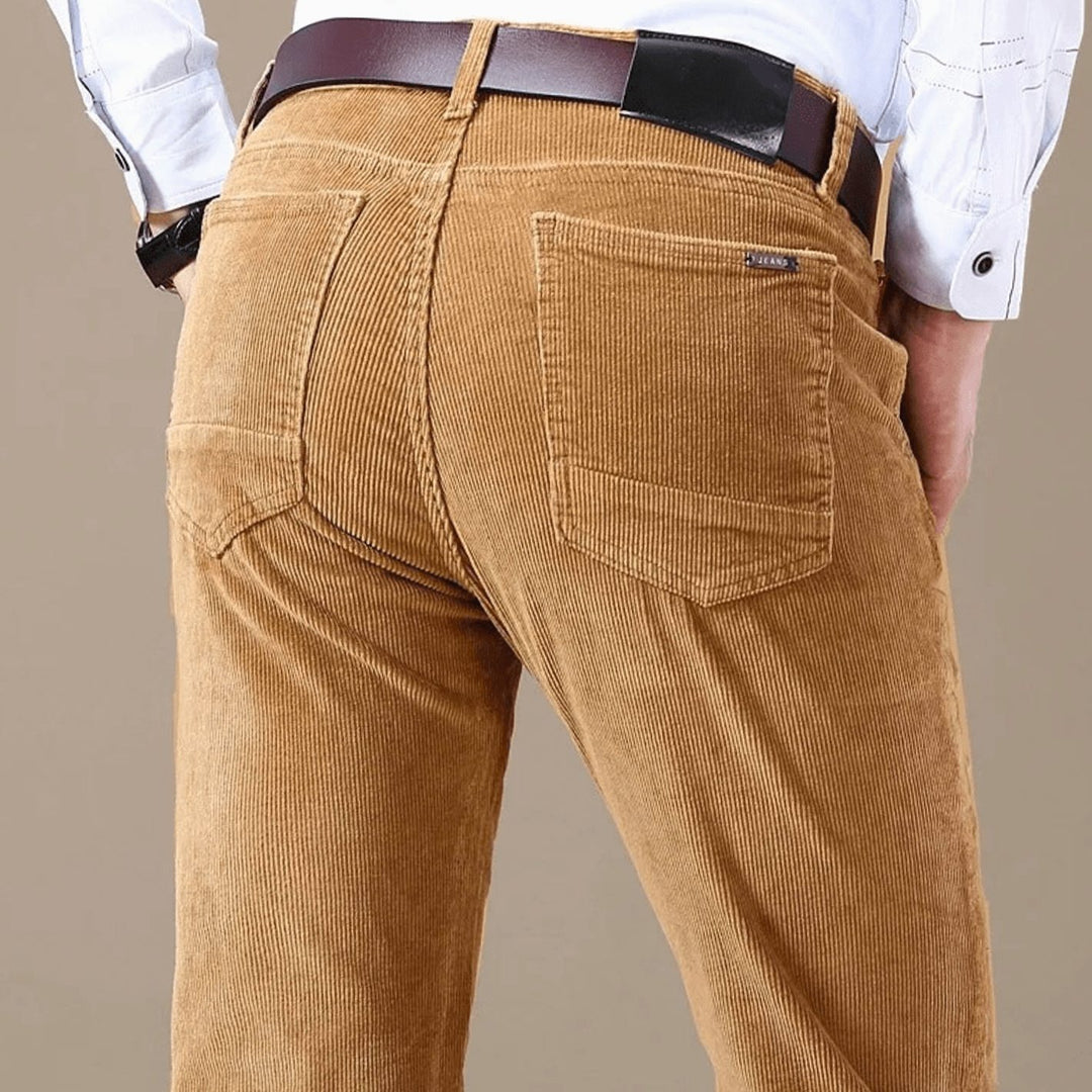 Men's Winter Season Slim-Fit Corduroy Pants