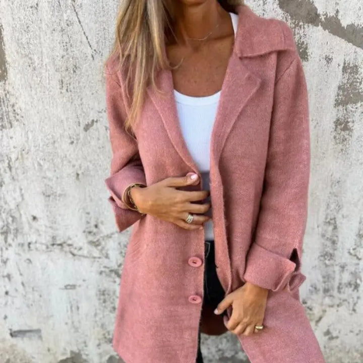 Tracy | Stylish Elegant Loose-Fit Coat Luvy Boutique
