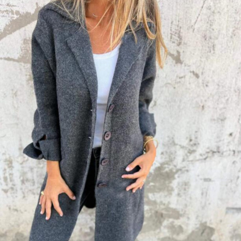 Tracy | Stylish Elegant Loose-Fit Coat Luvy Boutique
