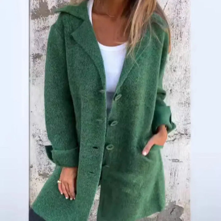 Tracy | Stylish Elegant Loose-Fit Coat Luvy Boutique