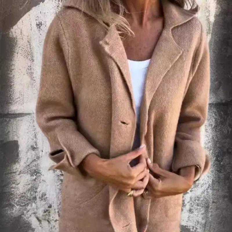Tracy | Stylish Elegant Loose-Fit Coat Luvy Boutique