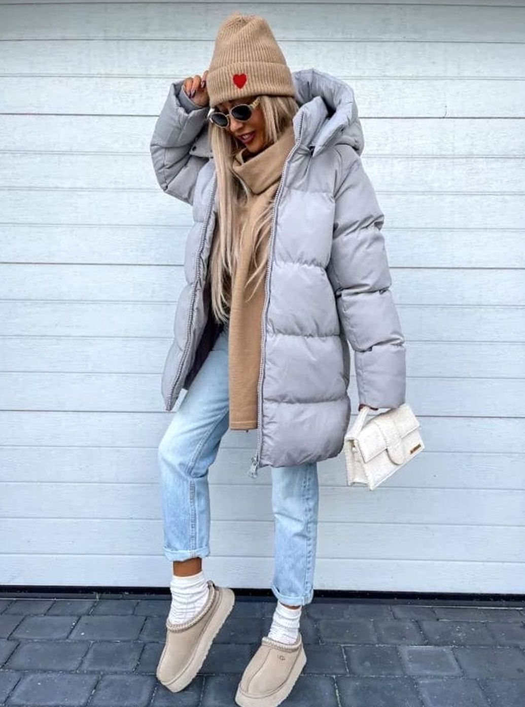 Women's Oversized Hooded Warm Puffer Jacket