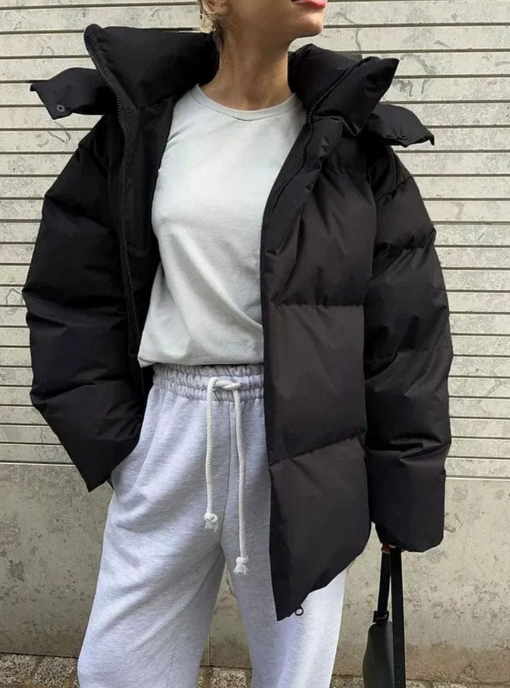Women's Oversized Hooded Warm Puffer Jacket